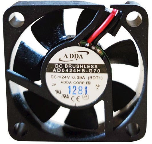 ADDA AD0424HB-G70 24V 0.08A 0.09A 2wires Cooling Fan - New ADDA AD0424HB-G70 24V 0.08A 0.09A 2wires Cooling Fan - New